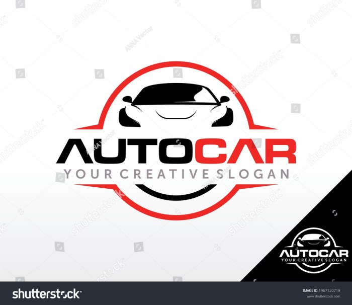 Auto Shop Car Logo Design Concept Stock Vector (Royalty Free) 579181075 ...